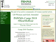 Tablet Screenshot of pawma.org